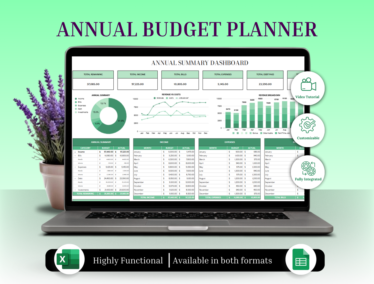 Smart Budget Digital Planner - Basic