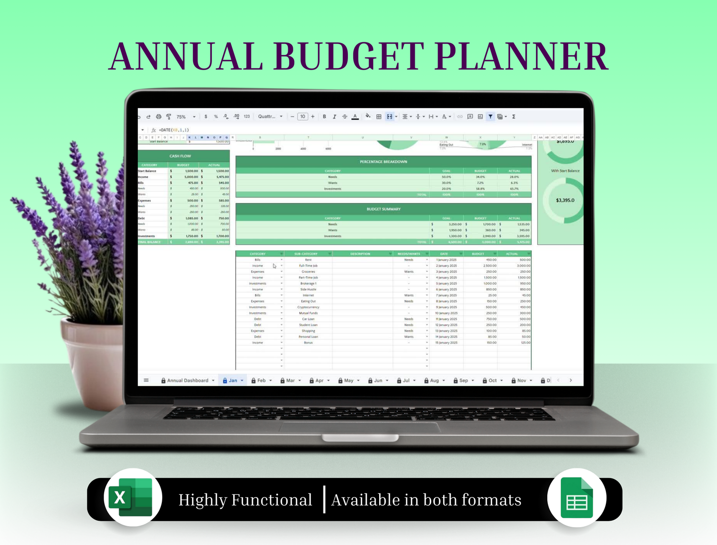 Smart Budget Digital Planner - Basic