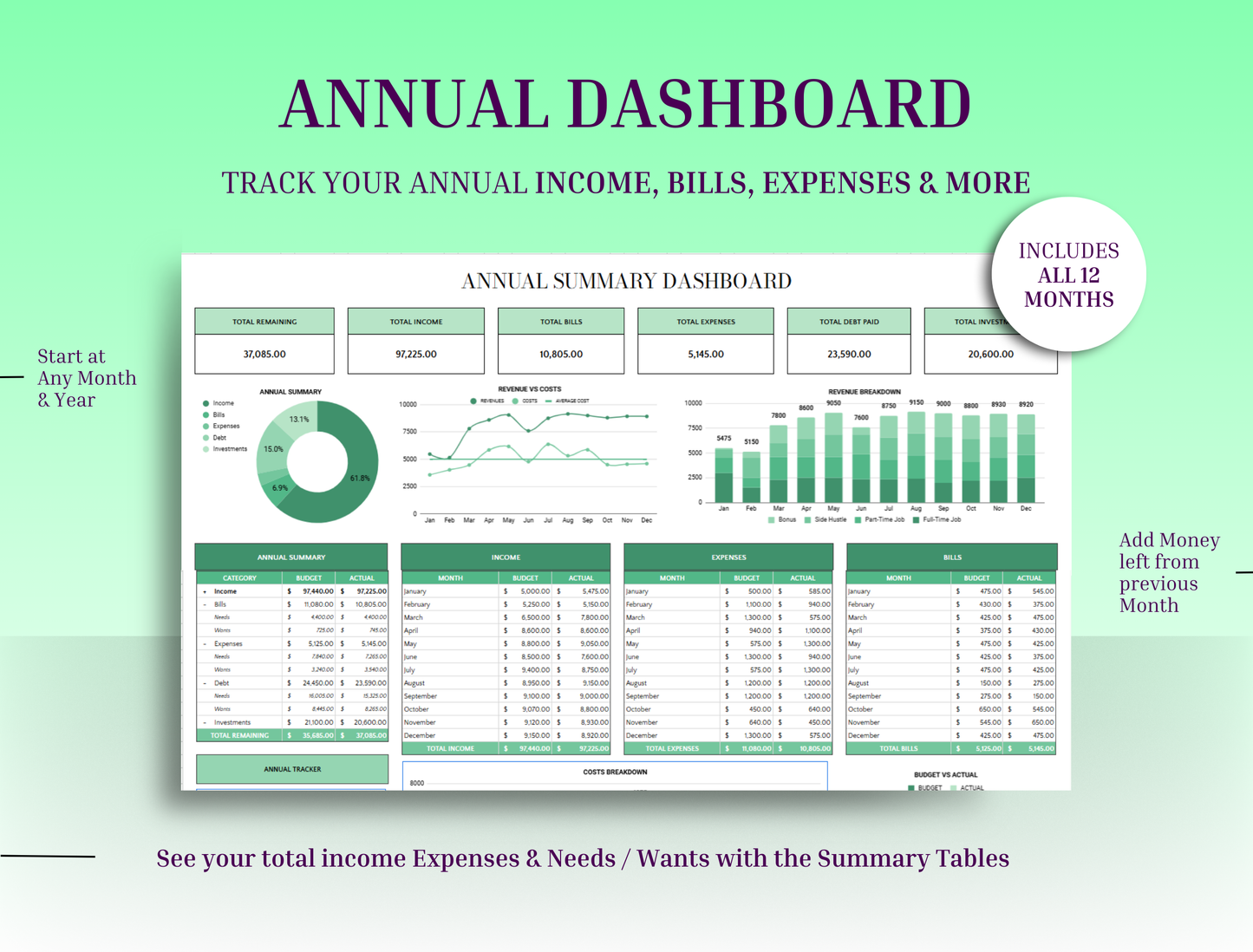 Smart Budget Digital Planner - Basic