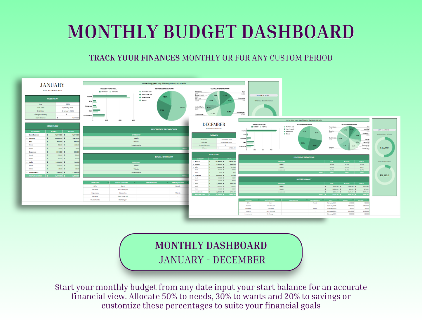 Smart Budget Digital Planner - Basic